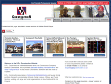 Tablet Screenshot of bpjconstruction.co.uk